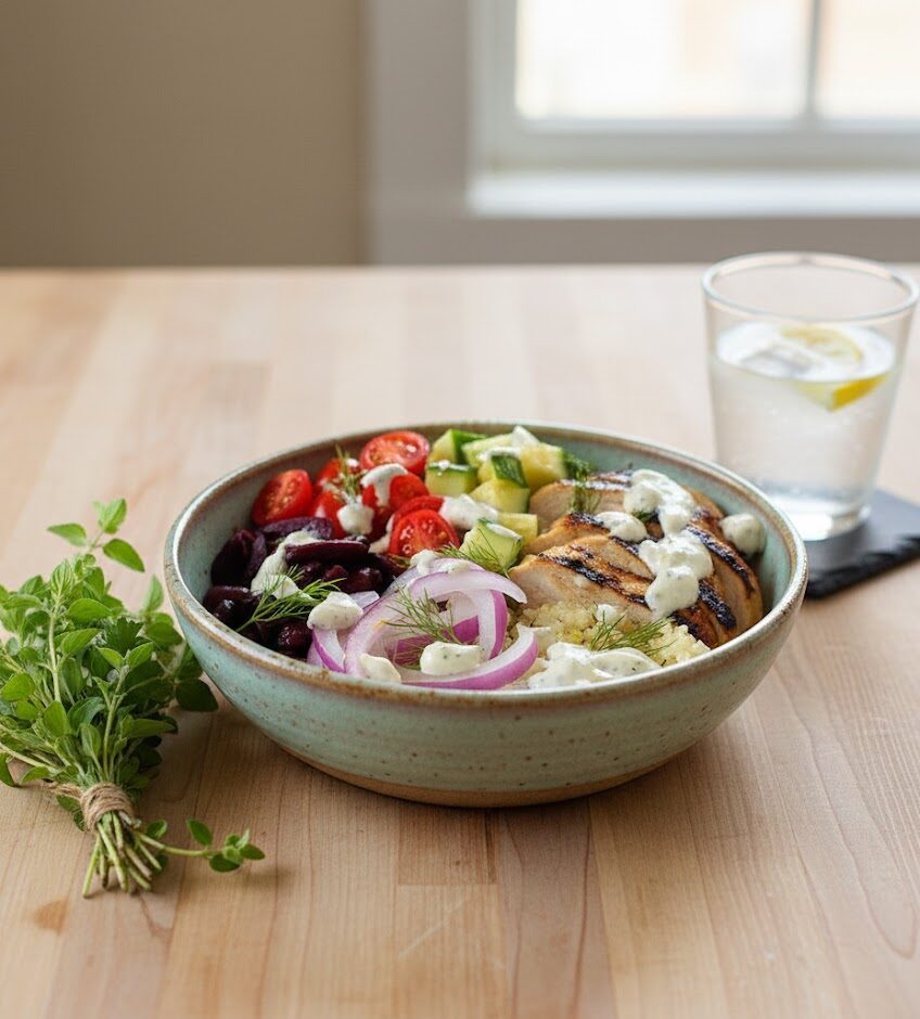 Light & Fresh Greek Chicken Bowl – Low Carb and Full of Flavor unnamed 59 e1769712844294