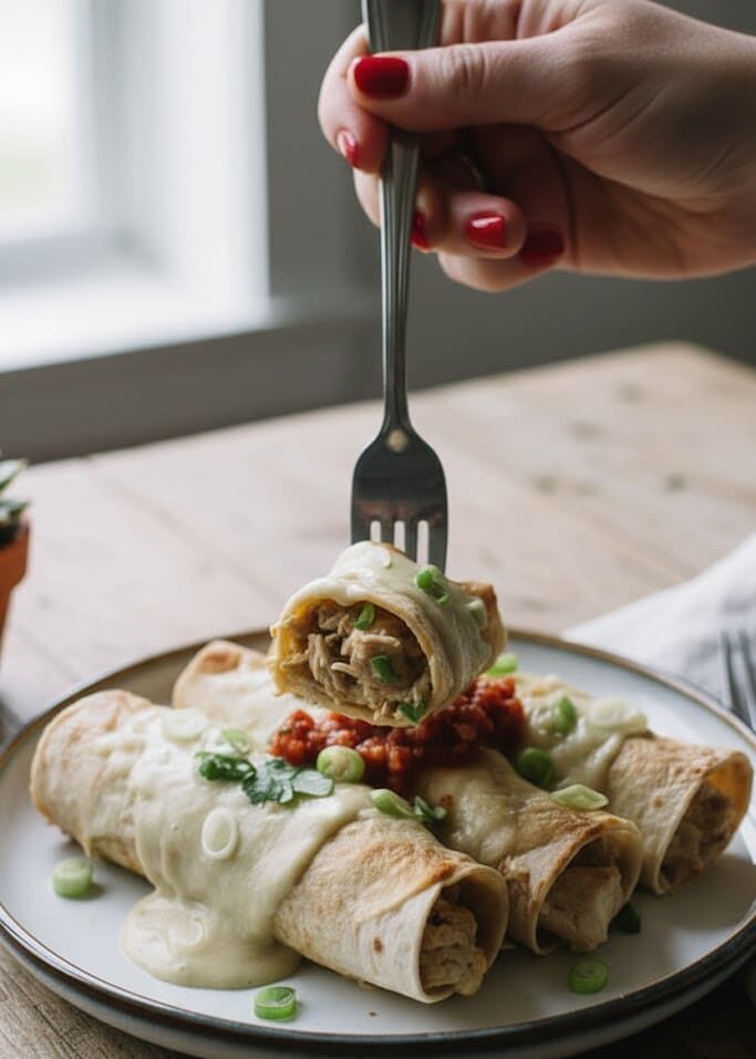 Creamy White Chicken Enchiladas – Low Carb & Delicious unnamed 11 3 e1771234786281