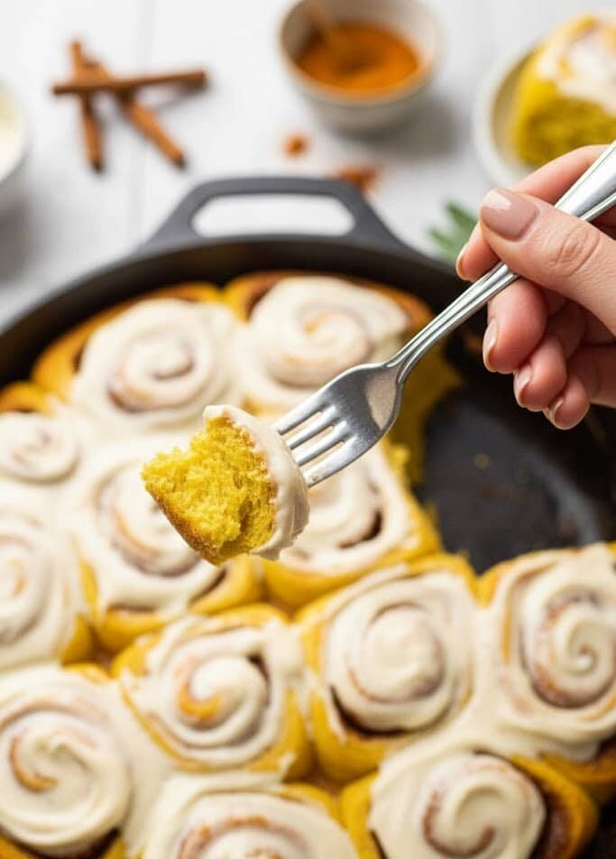 Healthy Pumpkin Cinnamon Rolls That Are Soft, Fluffy, and Guilt-Free unnamed 11 e1770201545565