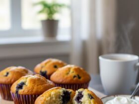 Fluffy Greek Yogurt Blueberry Muffins (Low Sugar & High Protein) unnamed 16 e1770205714341