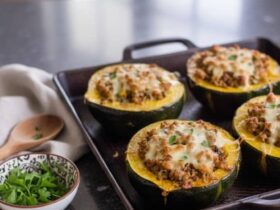 Low Sodium Turkey, Mushroom & Apple Stuffed Acorn Squash unnamed 2 e1770197166757