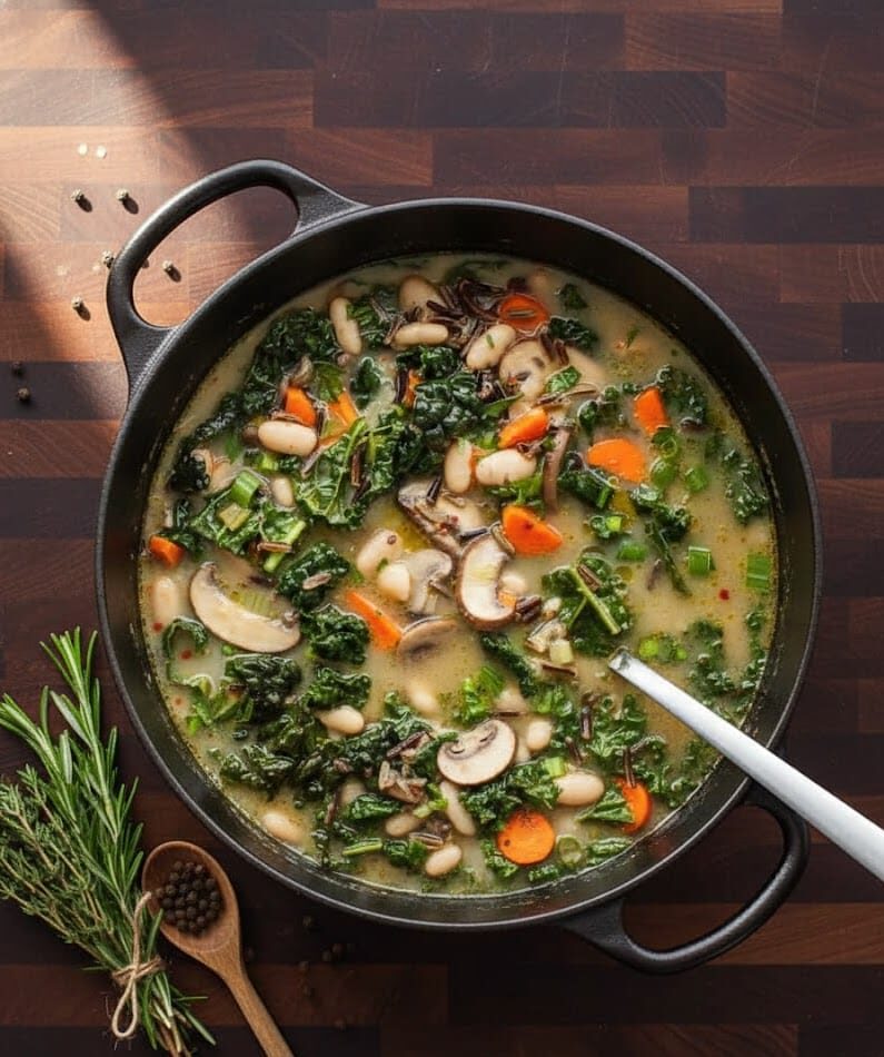 Cozy Wild Rice Soup Recipe: A Healthy Comfort Meal for Fall unnamed 22 1 e1770554641109