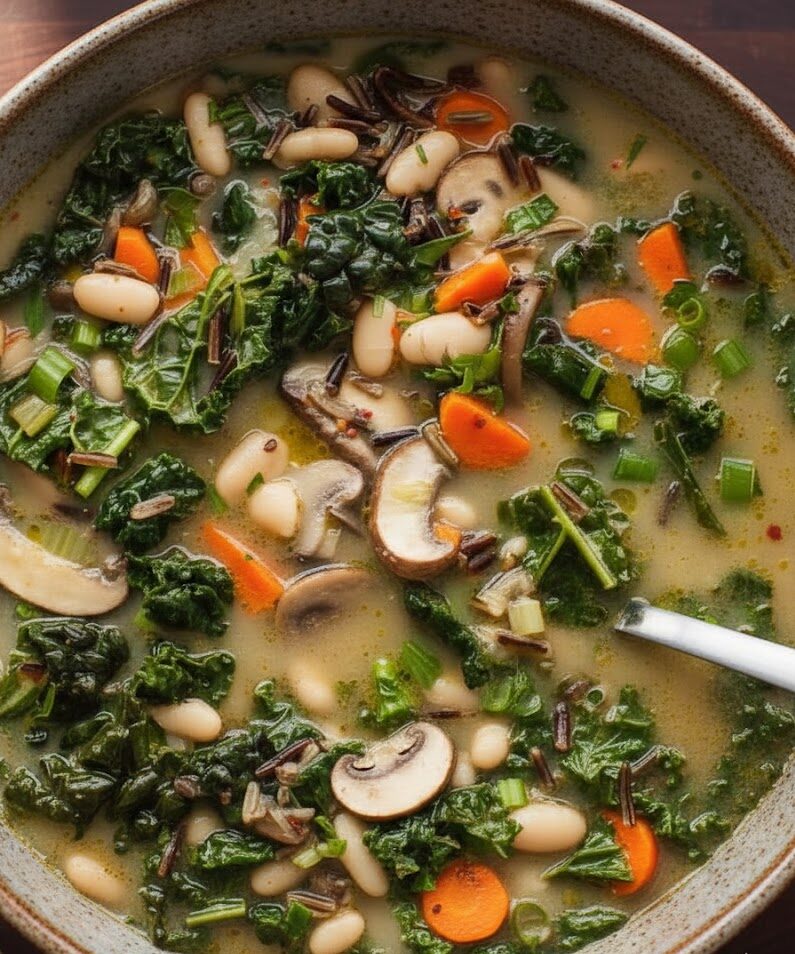 Cozy Wild Rice Soup Recipe: A Healthy Comfort Meal for Fall unnamed 23 1 e1770554734332