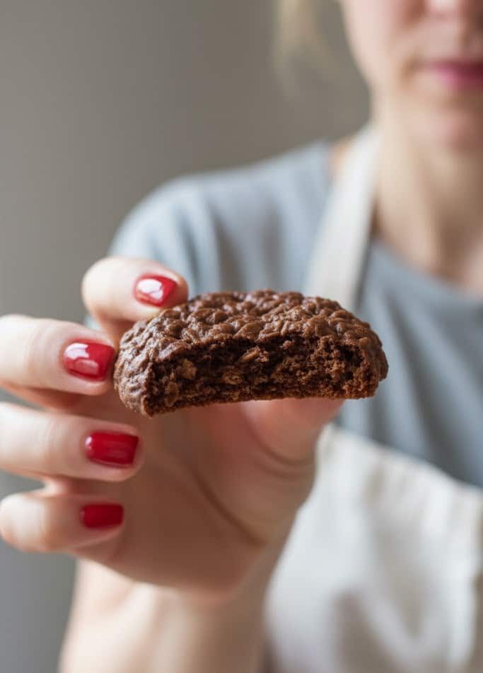Irresistible Vegan No-Bake Peanut Butter Chocolate Cookies unnamed 23 4 e1771923819599