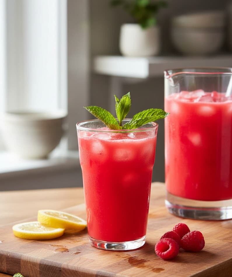 5-Minute Healthy Raspberry Lemonade Refresher (Naturally Sweetened & Hydrating) unnamed 4 3 e1771231919218