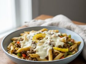 High-Protein Philly Cheesesteak Pasta Skillet unnamed 44 1 e1771747260948