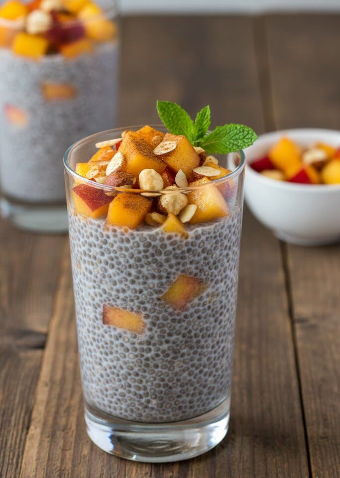 Peach Chia Pudding: A Quick and Healthy Breakfast unnamed 46 e1770031168399