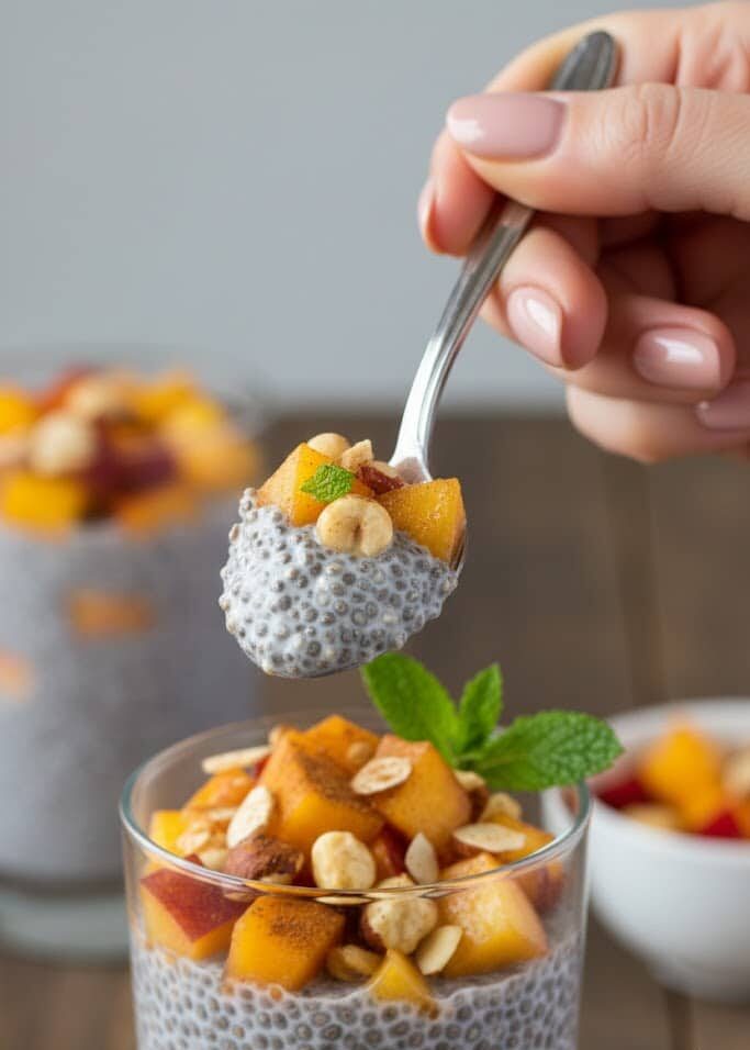 Peach Chia Pudding: A Quick and Healthy Breakfast unnamed 47 e1770031219113