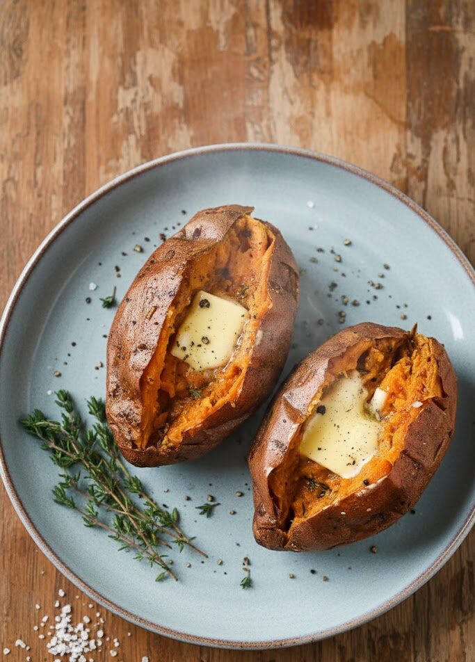 Perfect Air Fryer Baked Sweet Potatoes in 30 Minutes unnamed 78 1 e1771421887174