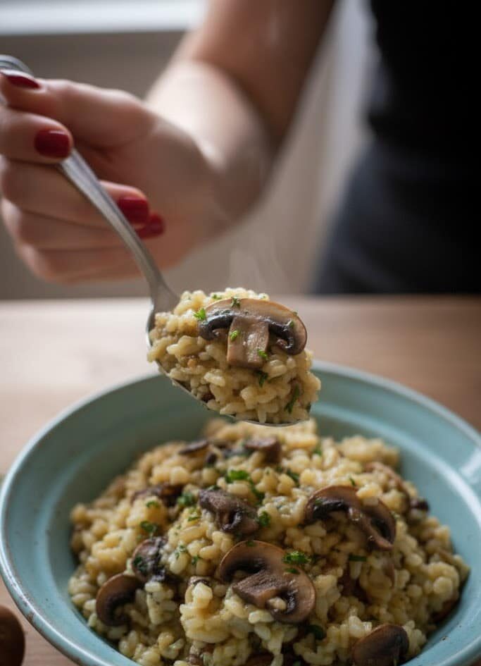 Toasted Brown Rice with Mushrooms and Thyme: A Simple Yet Flavorful Side Dish unnamed 88 e1770917173931