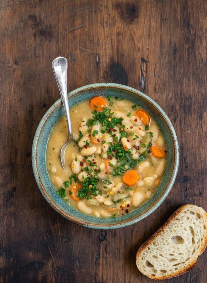 Low Sodium Tuscan White Bean Soup (One Pot & Meal-Prep Friendly) unnamed e1770195879880