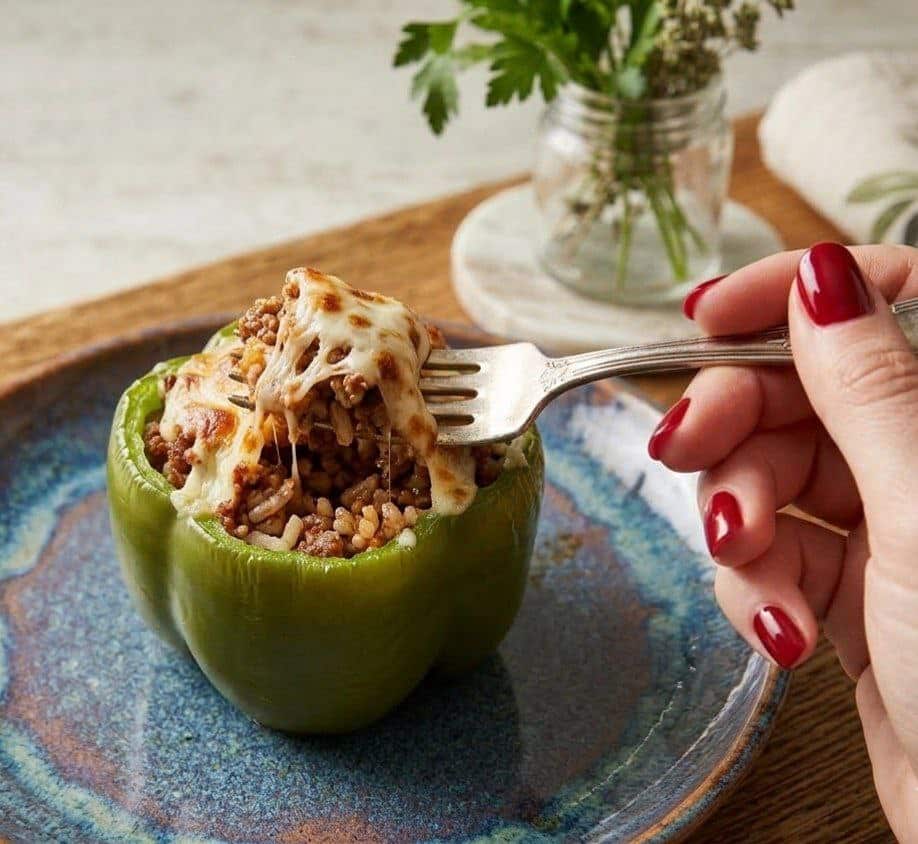 Keto Stuffed Bell Peppers (Easy Low-Carb Dinner) 5890925286218468513 121