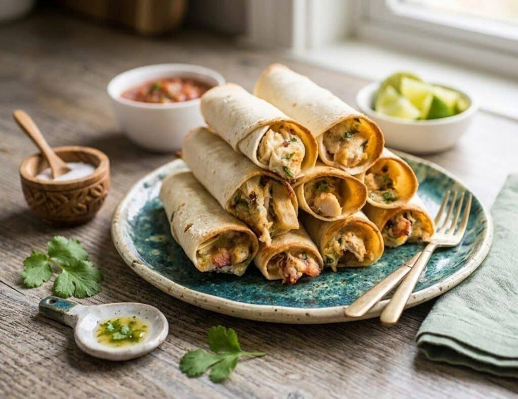 Easy Chicken Bacon Ranch Taquitos: Crispy, Cheesy, and Irresistible 5890925286218468526 121