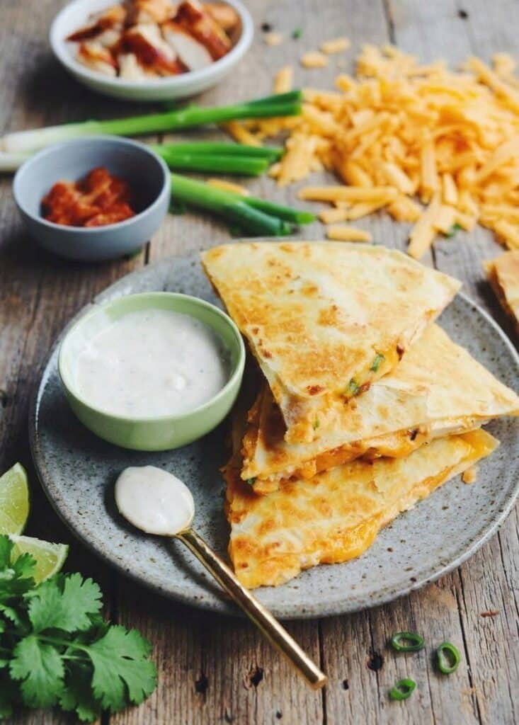 Easy Cheesy Chicken Bacon Ranch Quesadillas 5897706442578398768 121