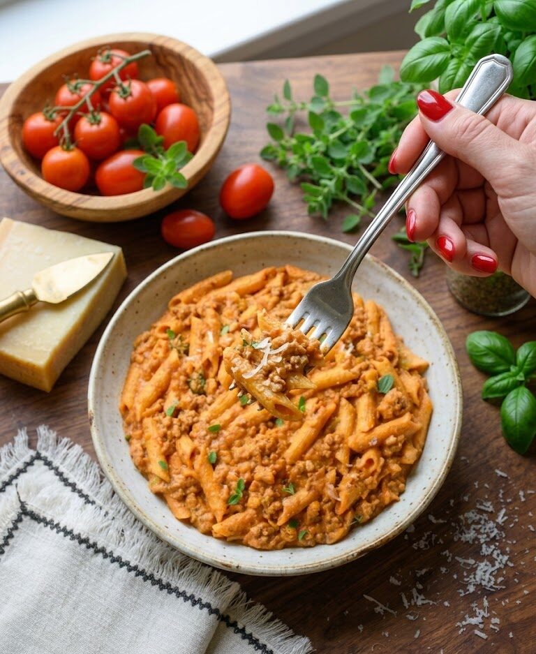 High Protein Creamy Beef Pasta: A Delicious Way to Hit Your Macros d22f22d8 b338 4a41 9bab a0938990b7b5 e1774799447141
