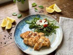 Healthy Air Fryer Parmesan-Crusted Chicken with Arugula Salad unnamed 10 2 e1772952796154