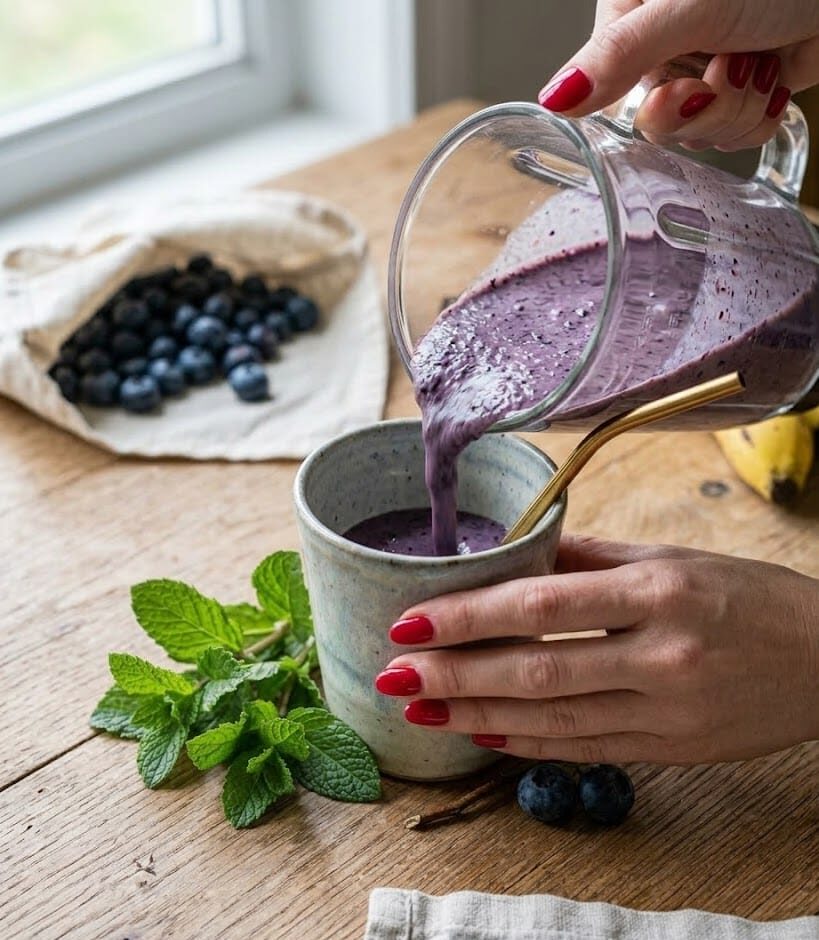 Blueberry Banana Smoothie – A Quick & Delicious Breakfast or Snack unnamed 17 2 e1773121002635