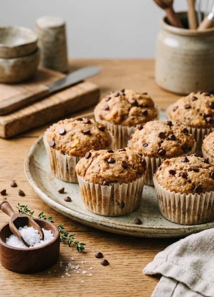 Vegan Banana Chocolate Chip Muffins (Healthy + Easy) unnamed 18 5 e1774273478979