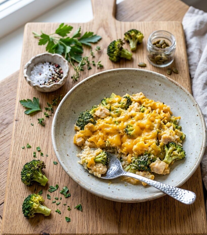 Easy Chicken Broccoli Rice Casserole – A Healthy Weeknight Meal unnamed 18 6 e1774447389181