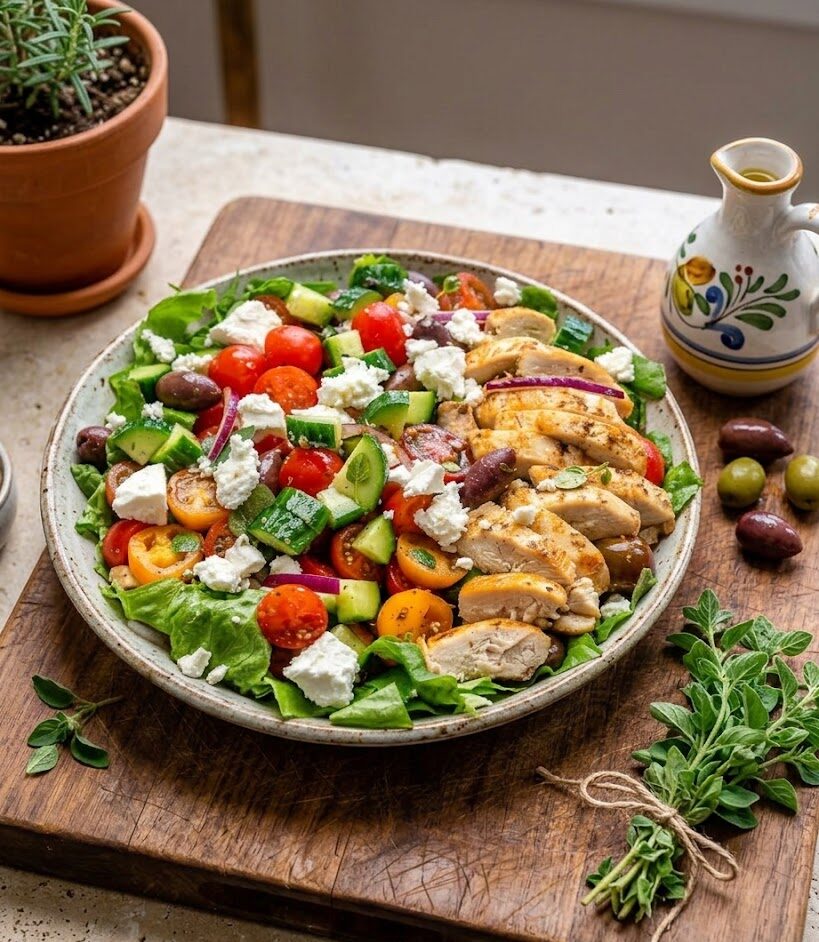 Greek Chicken Salad Recipe (Fresh, Healthy, and Ready in 30 Minutes) unnamed 2 4 e1773294164206