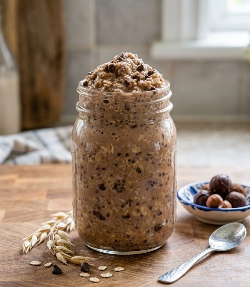 Cookie Dough Overnight Oats: A Healthy Breakfast That Tastes Like Dessert unnamed 20 2 e1772957411172