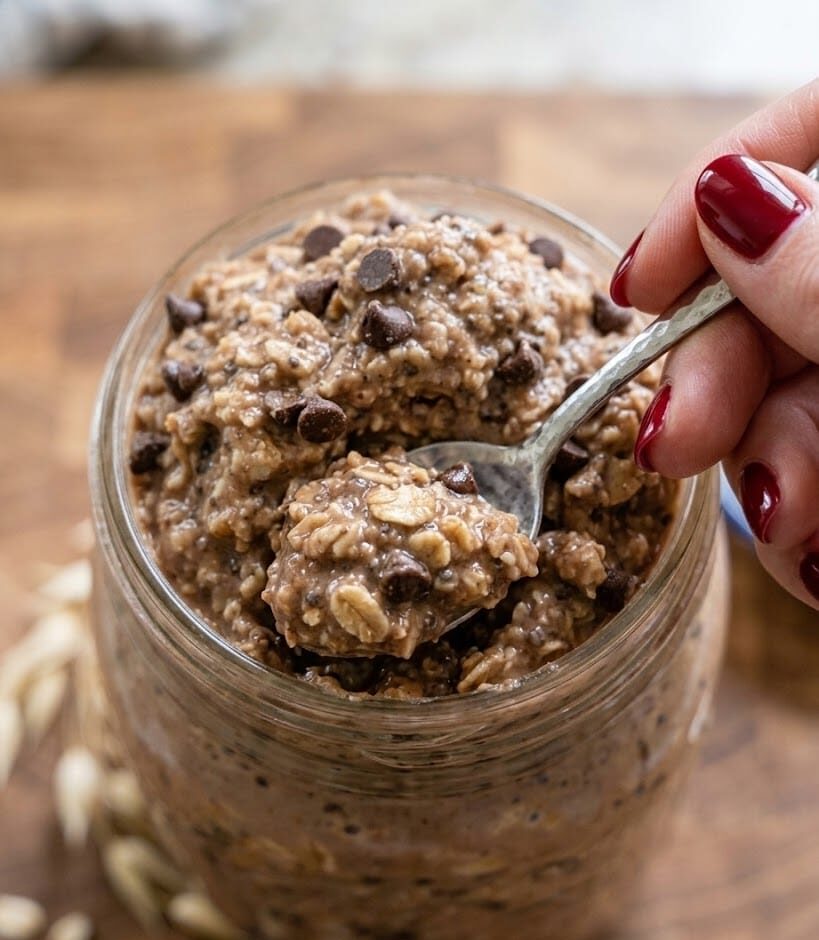 Cookie Dough Overnight Oats: A Healthy Breakfast That Tastes Like Dessert unnamed 21 2 e1772957453151
