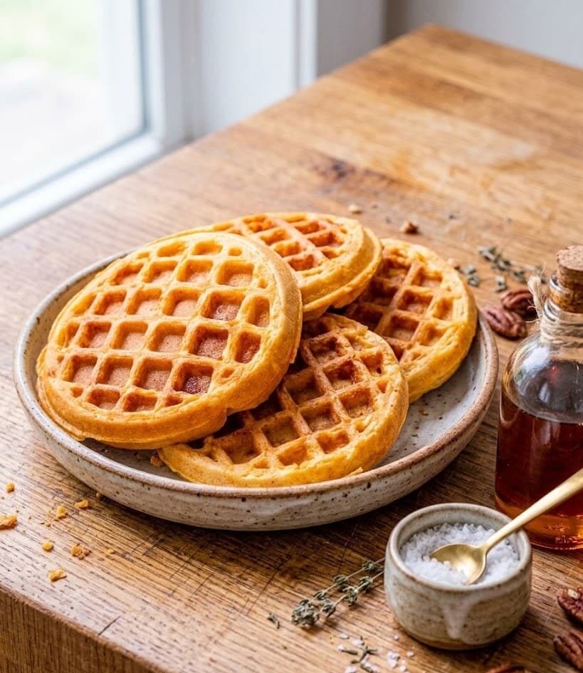 Savory Sweet Potato Waffles – A Crispy, Cheesy Brunch Delight unnamed 22 2 e1772958841474