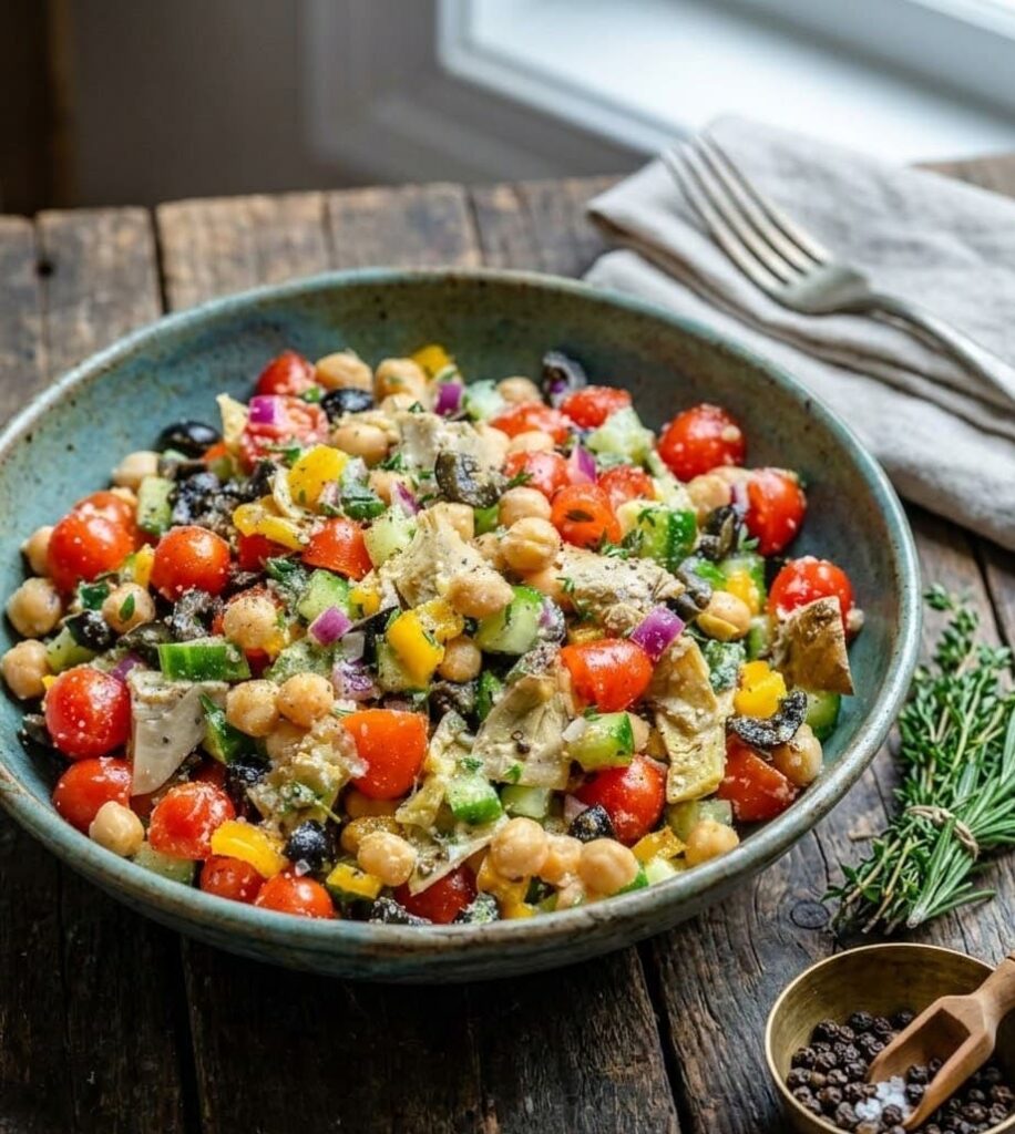Mediterranean Chickpea Salad: Fresh, Healthy & Flavorful unnamed 22 3 e1773124190565