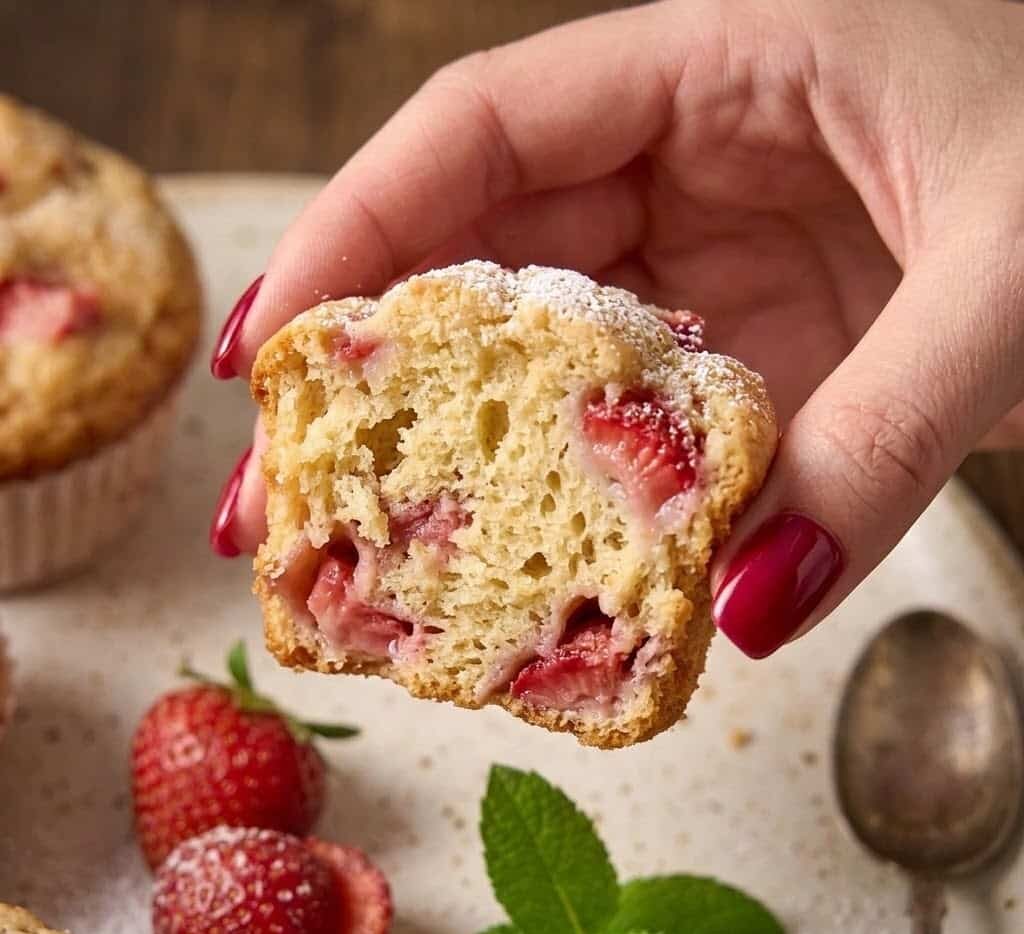 High-Protein Strawberry Muffins: A Soft, Fruity Breakfast Bake unnamed 3 2 e1772948638349