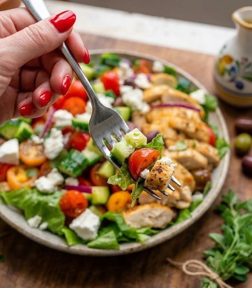 Greek Chicken Salad Recipe (Fresh, Healthy, and Ready in 30 Minutes) unnamed 3 4 e1773294222879