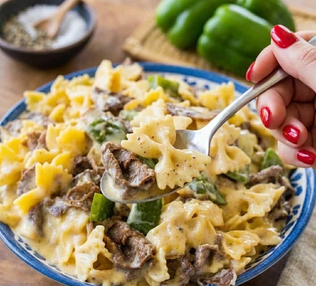 Philly Cheesesteak Mac and Cheese unnamed 3 5 e1774262602462