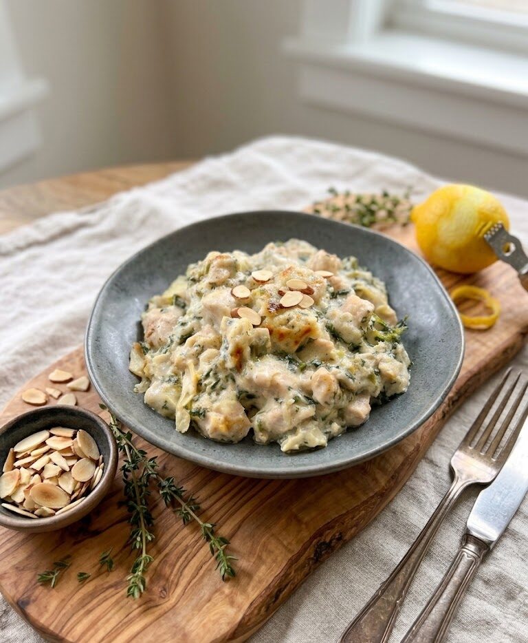High-Protein Spinach and Artichoke Chicken Casserole unnamed 6 2 e1772950815341