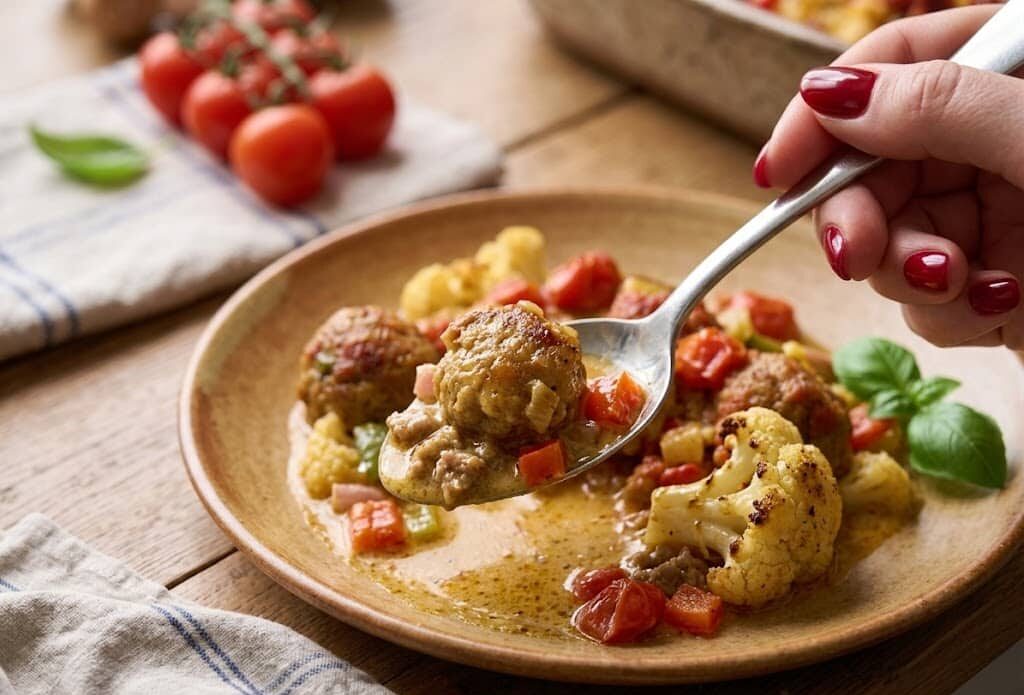 High-Protein Pizza Cauliflower Casserole: A Guilt-Free Family Favorite unnamed 7 5 e1774266103274